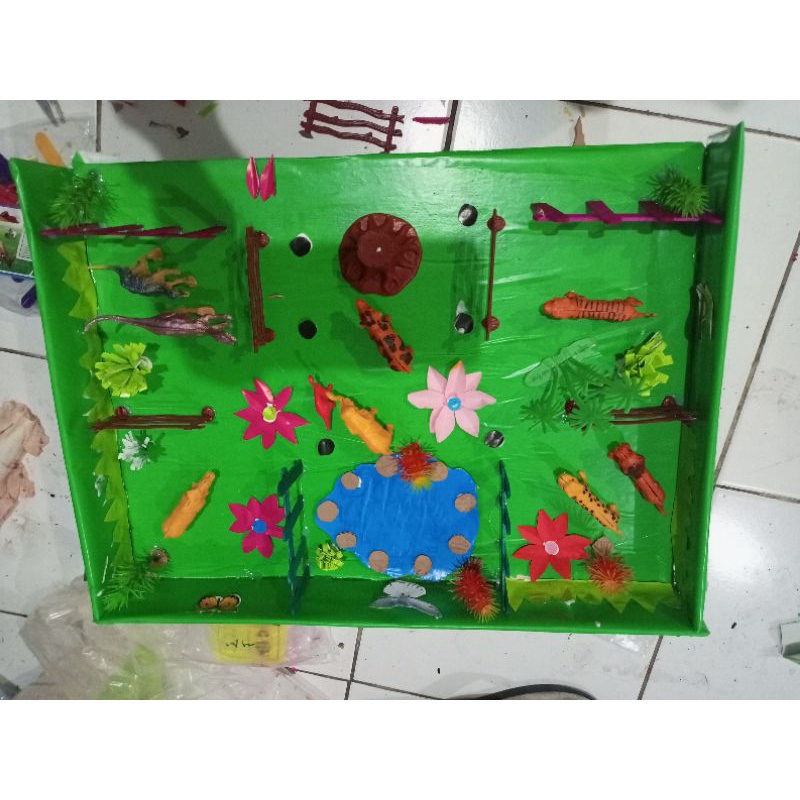 Maket Kebun Binatang SBDP Kelas 2 (Bisa Request)