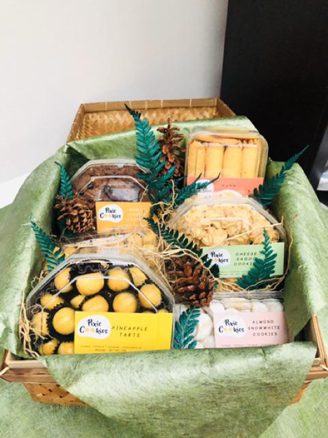 Besek Hampers, Box Sokase Hantaran, Besek Halus Tempat Cake  Kue