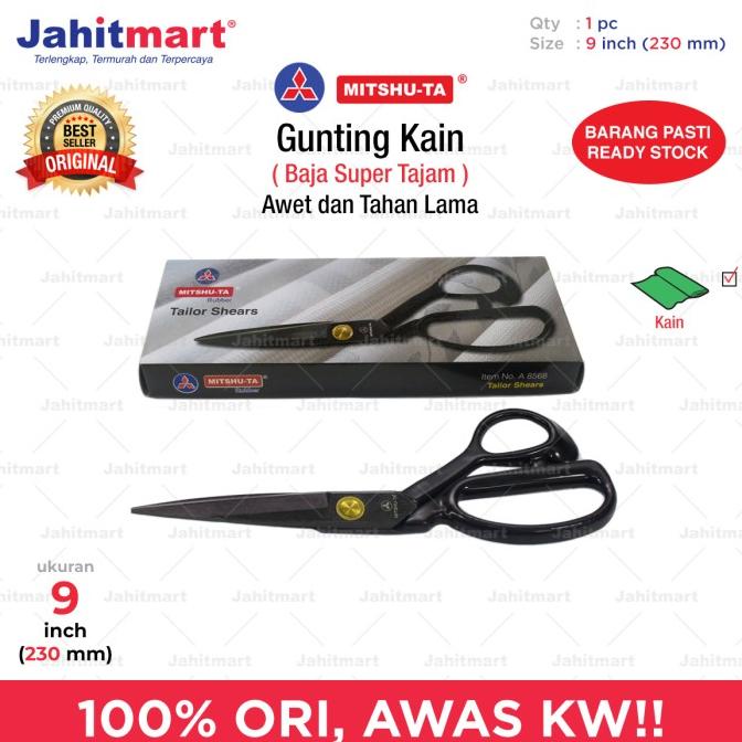 

[[COD]] GUNTING "MITSHU-TA" TAILOR SHEARS 9" GRATIS ONGKIR Kode 1168