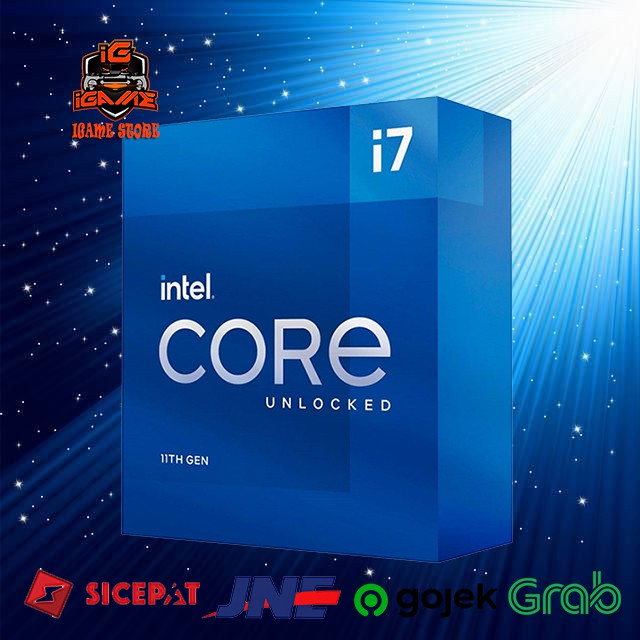 Intel Core i7 11700K 3.6GHz 8 Core 16 Threads Rocket Lake - LGA1200 MANTULLL GAN