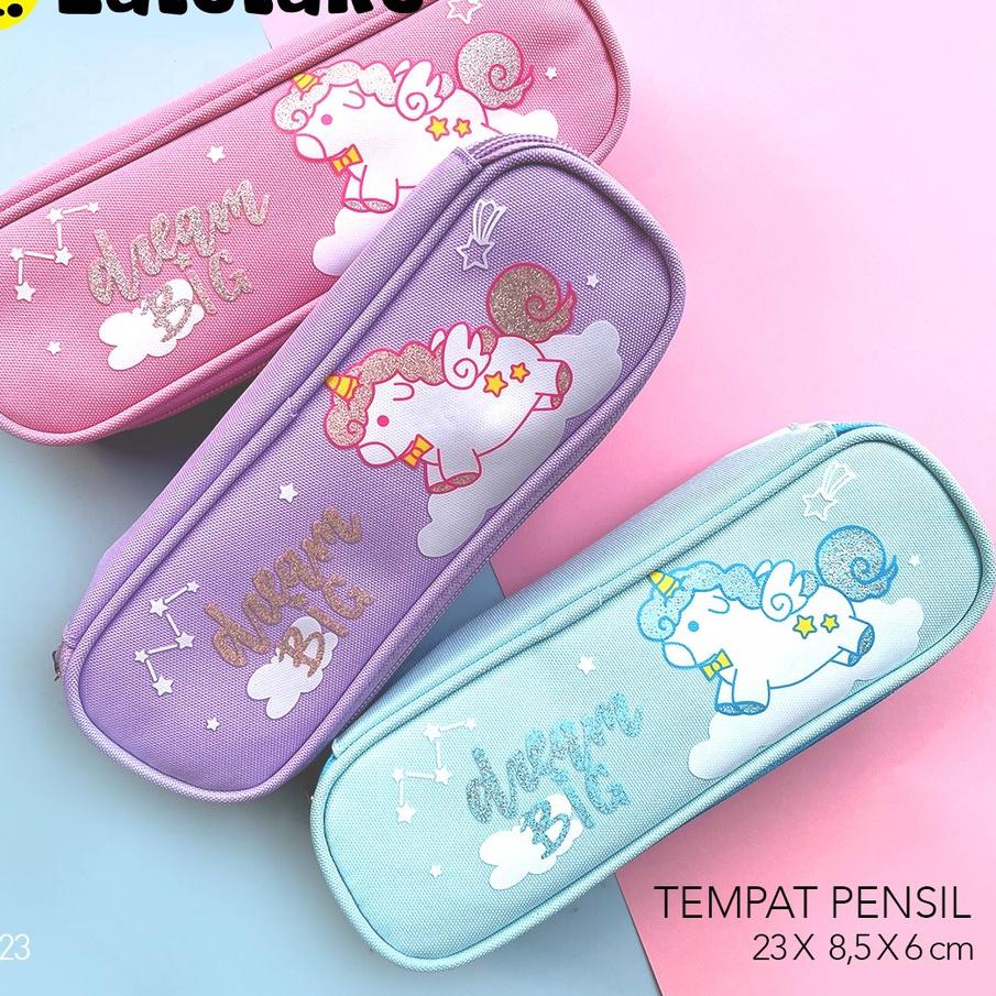 

Baru - Tempat Pensil JS6523 Unicorn Kotak Pensil Lucu Karakter Anak Perempuan