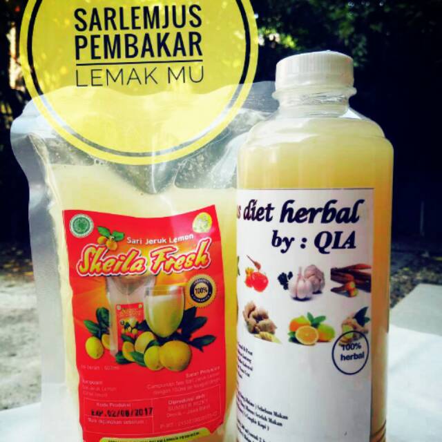 

Jus diet dan sari lemon