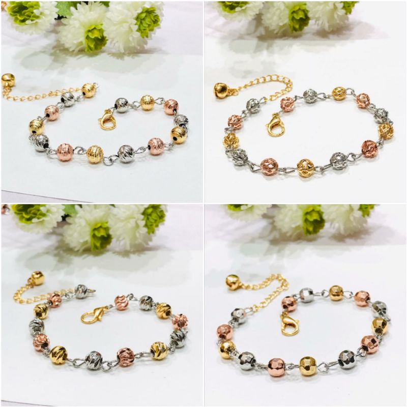 Fourfashion Gelang Xuping Dewasa Biji Lada Mix Rose Gold Xuping YT167
