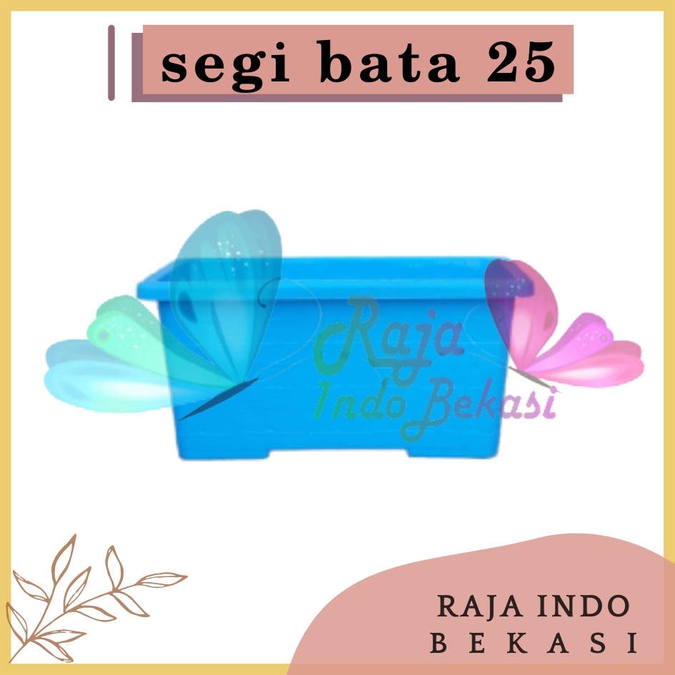 Pot Segi Panjang Bata 25 Cm Pastel Pink Hijau Biru Pot Bunga Panjang Roemah Pot Kotak Bagus
