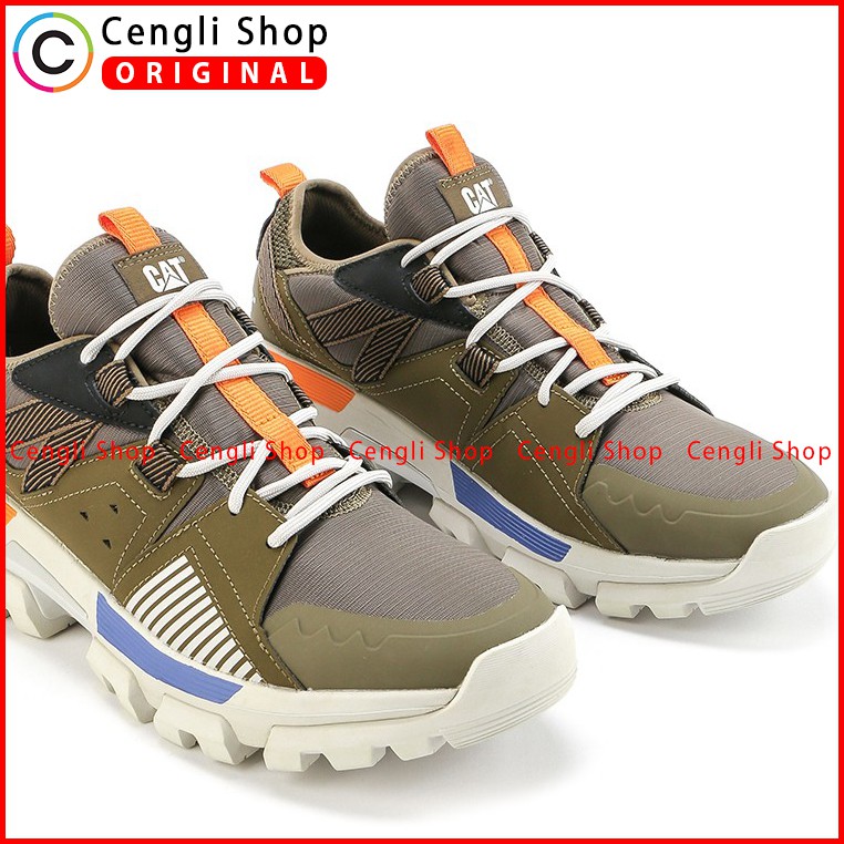 SEPATU CATERPILLAR CASUAL ORIGINAL SNEAKER KETS PRIA KULIT ASLI TERBARU CAT-02