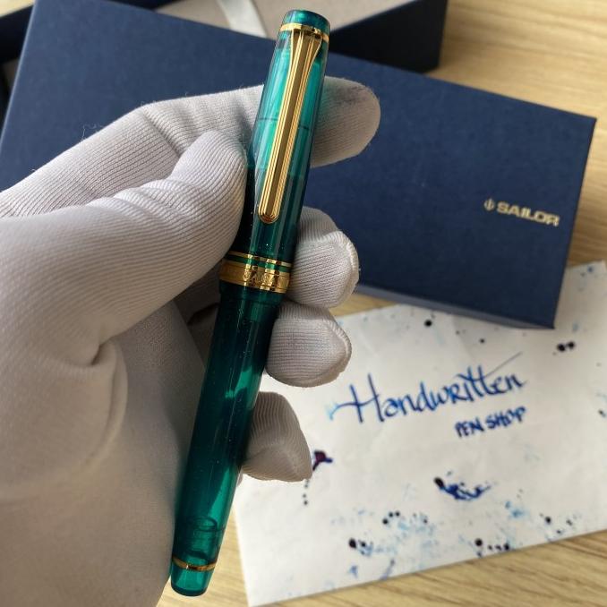 

SAILOR Pro Gear Slim LE1800 Fountain Pen Blue Green Nebula - Fine ---Terbaru---