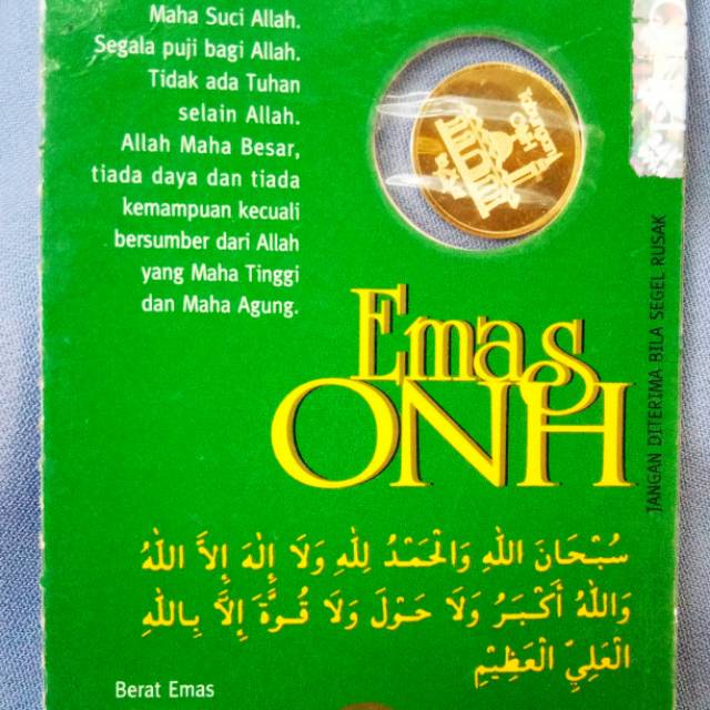 Emas ONH Pegadaian 24k 1 & 3 gram