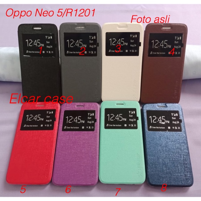 Flip case flipcase wallet sarung dompet oppo neo 5 neo5 r1201 a31w