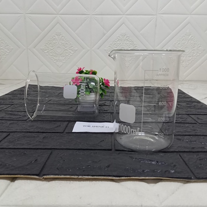 Gelas Ukur 1000 ml Kaca/Gelas Ukur 1000 ml Kaca Pyrex