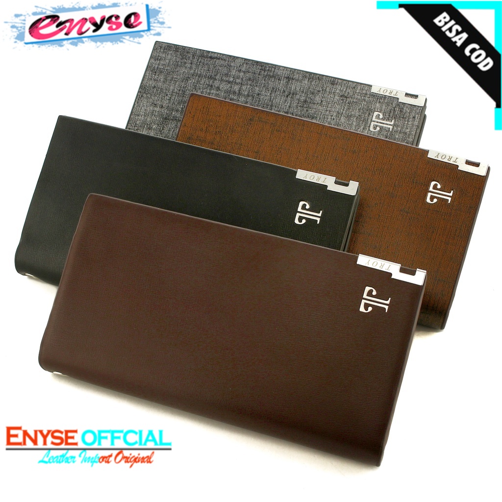 [ENY] TROY-WX ORIGINAL DOMPET PANJANG PRIA WANITA KULIT PU / TROY DOMPET PRIA WANITA EKSKLUSIF MODEL