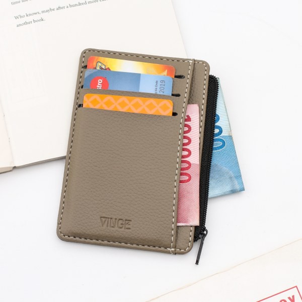 CARD HOLDER TEMPAT KARTU DOMPET 6 SLOT DENGAN 2 EXTRA SLOT + 1 SLOT UANG FREE GRAVIR/ MAGNUS