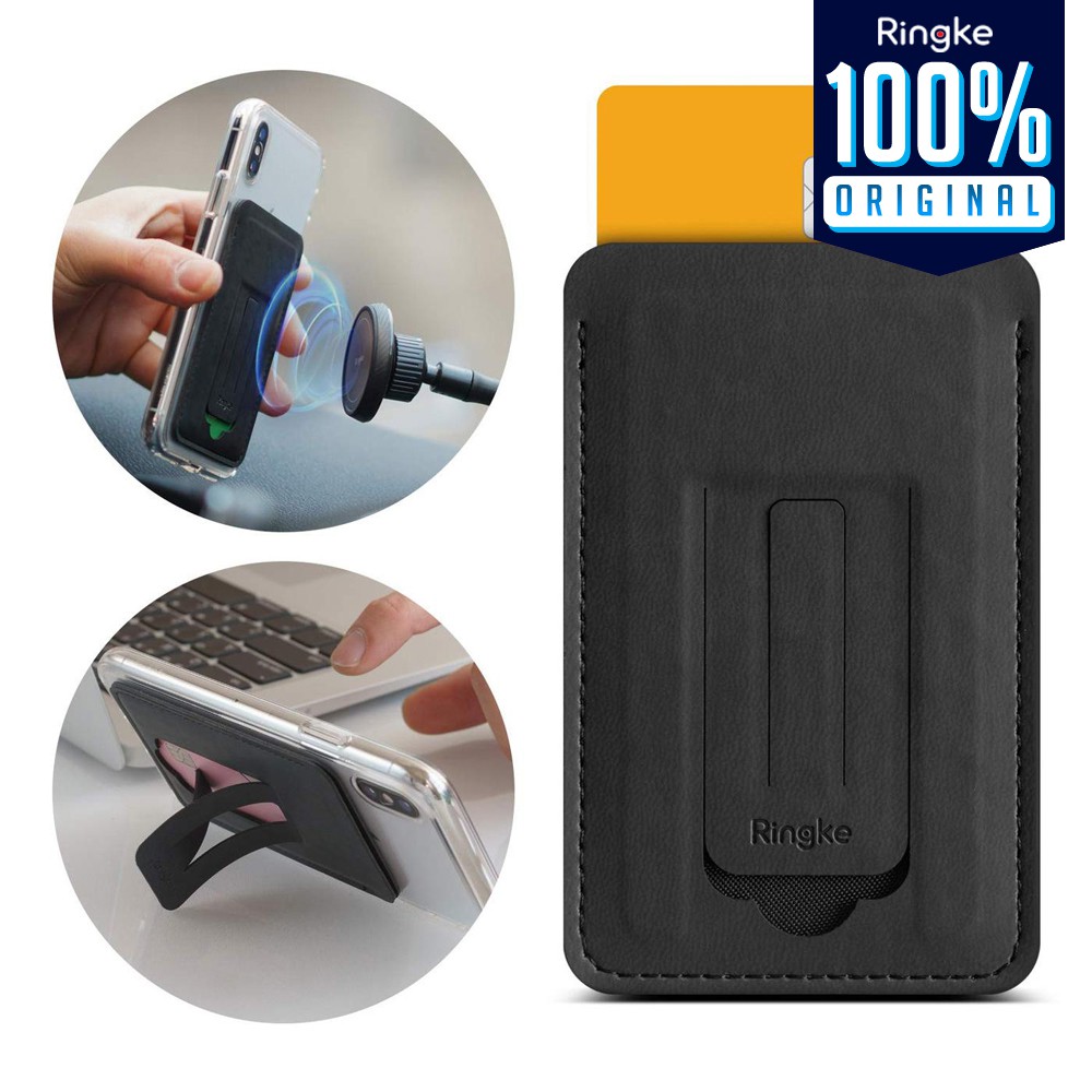 

Card Holder HP Ringke Multifungsi Stand Metal Plate Car Mount Kickstand