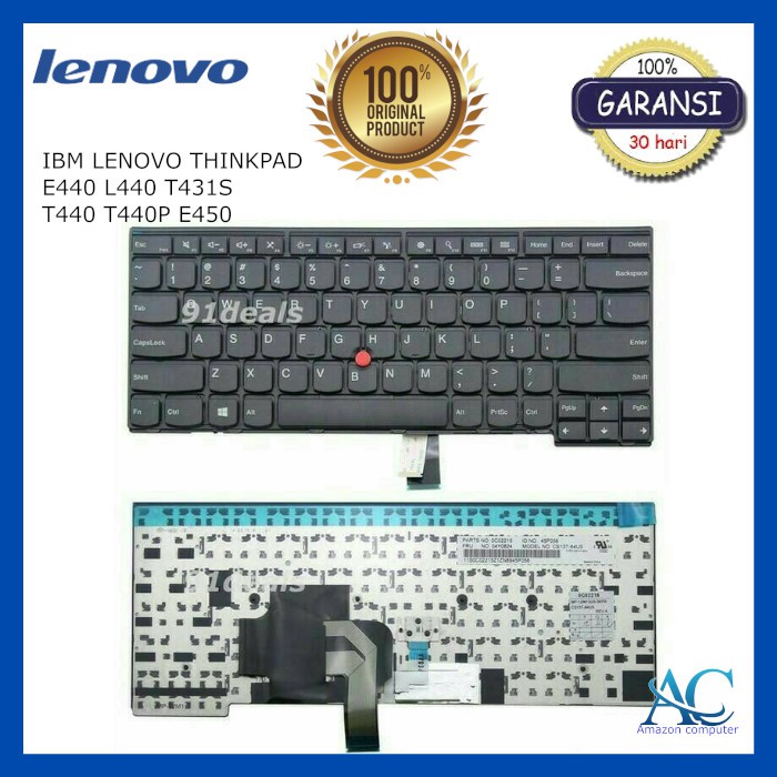 Keyboard Laptop IBM Lenovo ThinkPad Original E440 L440 T431S T440 T440P E450