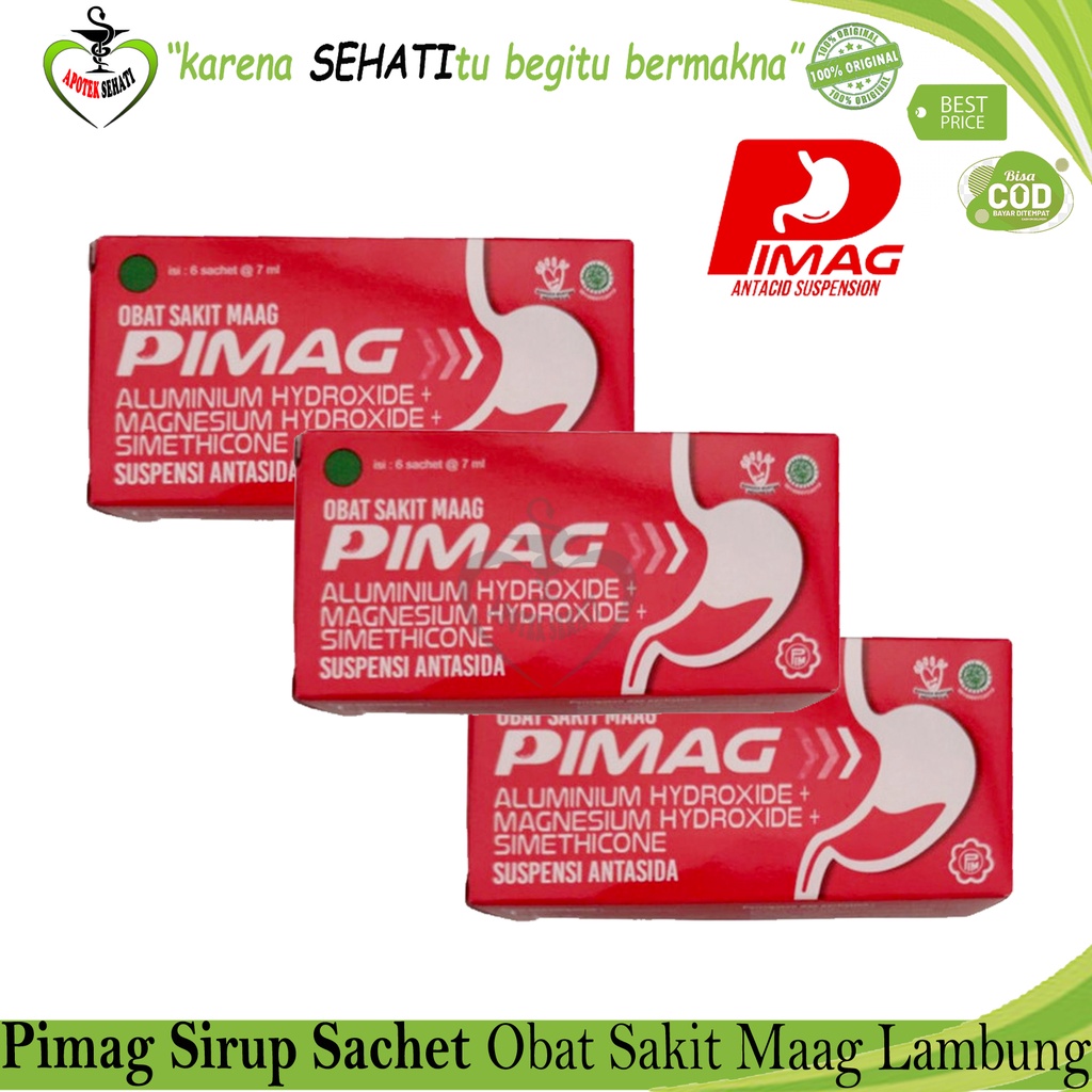 Pimag 7 Ml Perstrip Obat Lambung Paling Ampuh