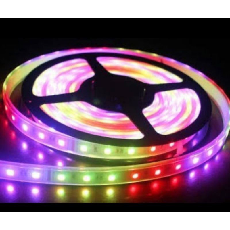 running lampu led runing 5050 rgb warna warni led tumbler selang tumblr 5050 ic pintar