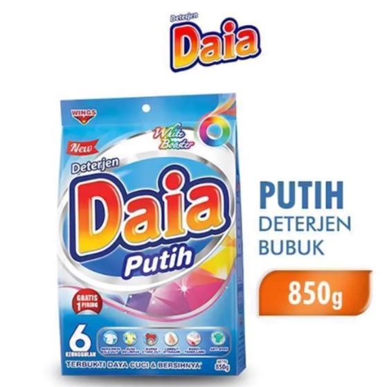 Daia Detergent Putih 850 Gr