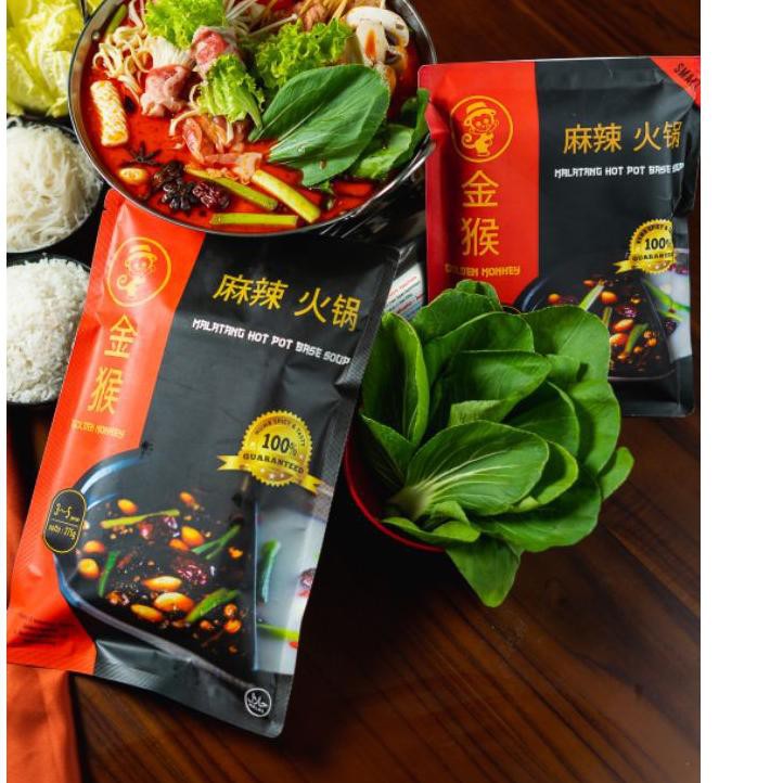 

(TERMURAH) bumbu instan mala hotpot ~Malatang hotpot golden monkey ヾ(＠⌒ー⌒＠)ノ