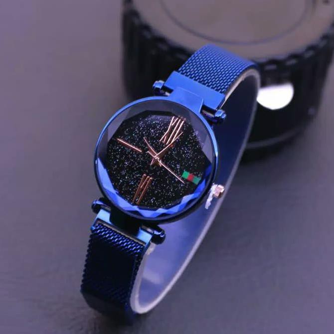 NEW ARRIVAL Jam Tangan Wanita Gucci Magnet Premium / Jam Tangan Murah Gucci Magnet - Hitam
