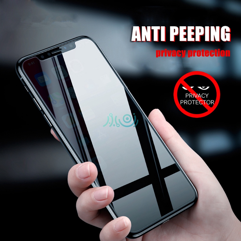 Tempered Glass Pelindung Layar Full Cover Anti Spy Untuk Samsung Galaxy S20 S20+Note 10 S10+Lite S10E S9 S8+20+10 Lite Note 81 A92