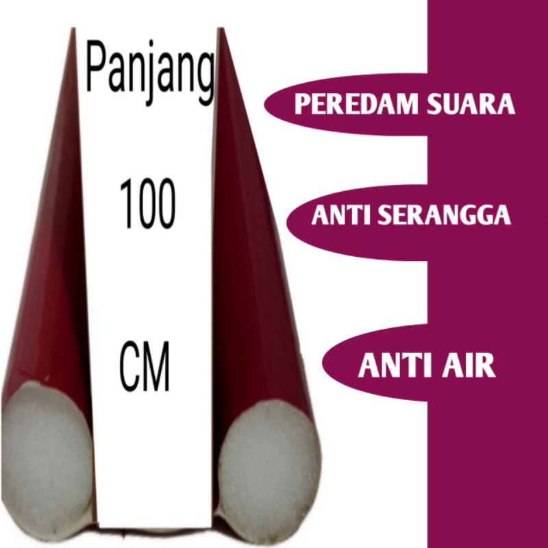 90 cm dan 100 cm   BUSA PENUTUP SELAH BAWAH PINTU  / ANTI DEBU   Penutup Celah Pintu - PROMO Busa Peredam Suara Twin Guard Busa Penutup Celah Bawah Pintu Anti Kecoa