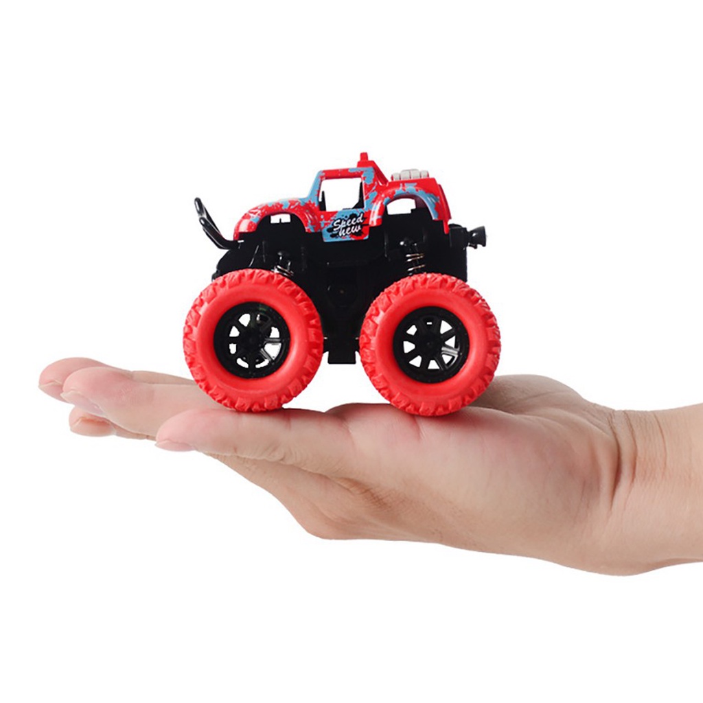 MurmerOfficial Mainan Mobil Anak Monster Zap Jip Off Road 4 Drive Inertial Bigfoot Mini Car Monster Truck T001