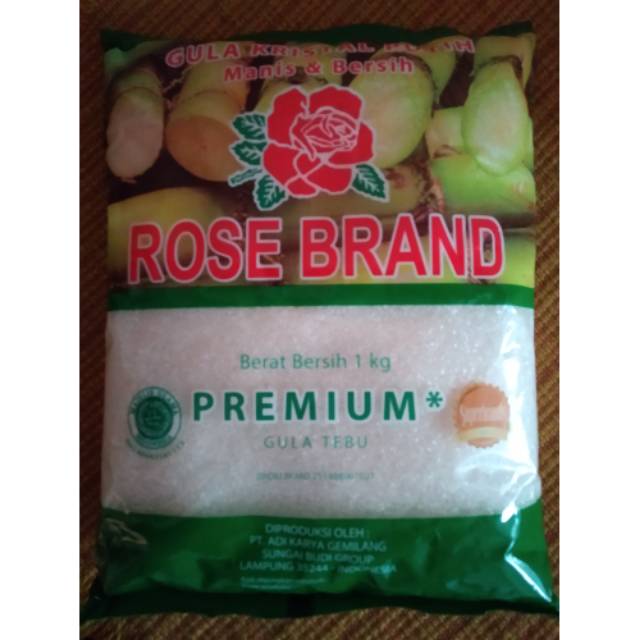 

assalamualaikum gula premium rosebrand kemasan 1 kg