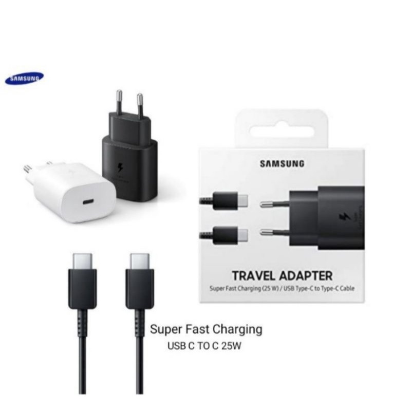 CHARGER SAMSUNG NOTE 10 TYPE C 25W TYPE C FAST CHARGING TC