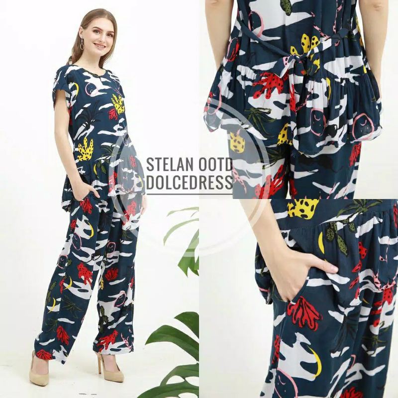 Daster Arab SETELAN OOTD By Dolce Dress