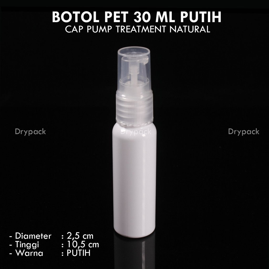 Botol PET 30 ML Putih Treatment