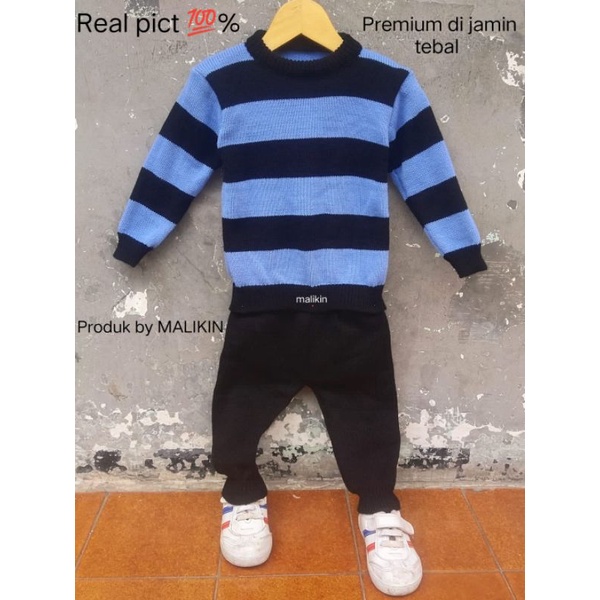 MALIKIN JOGER ANAK 1-2-3 unisex/STELAN ANAK/SWEATER  STELAN ANAK