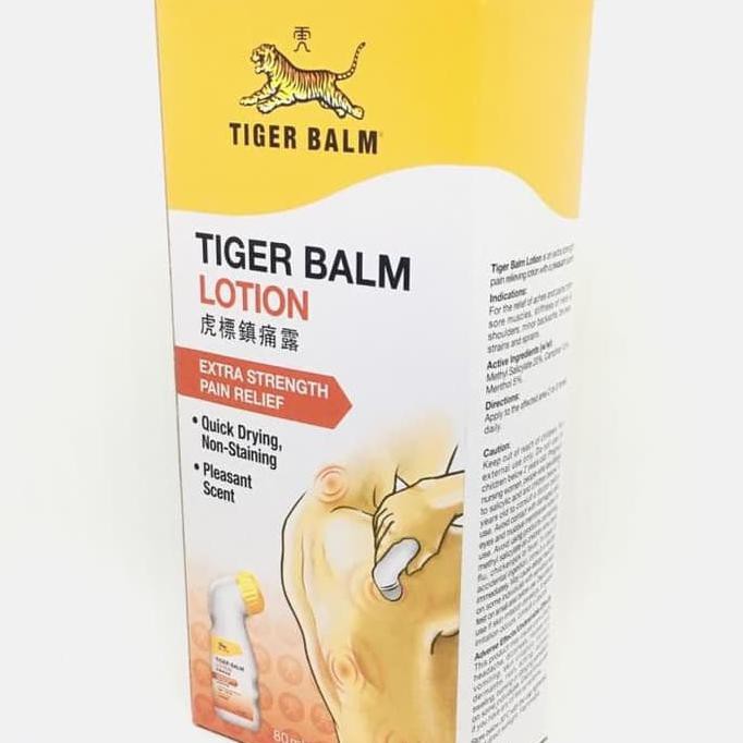 Suplemen 98847Ds-Es0 Promo Tiger Balm Lotion 80 Ml - Dijamin Original - Import Singapore