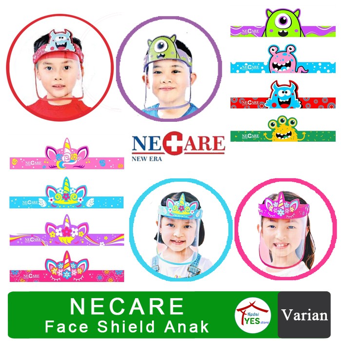 Face Shield Anak Kids New Era FS 04 NeCare / Pelindung Wajah Anak