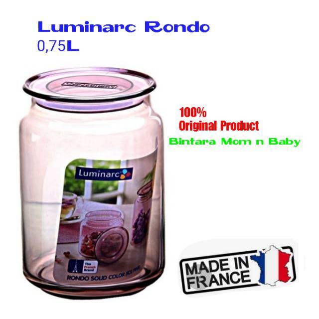 Original Luminarc Rondo 0,75l Toples Luminarc Kualitas Tinggi