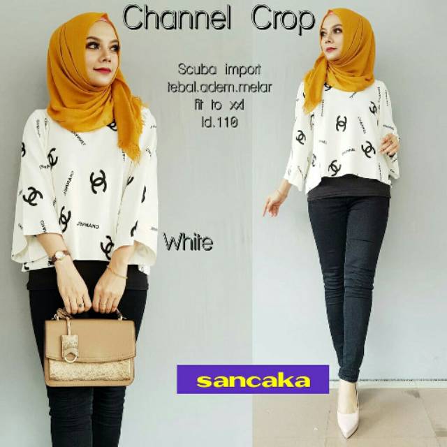 Chanel Crop Blouse