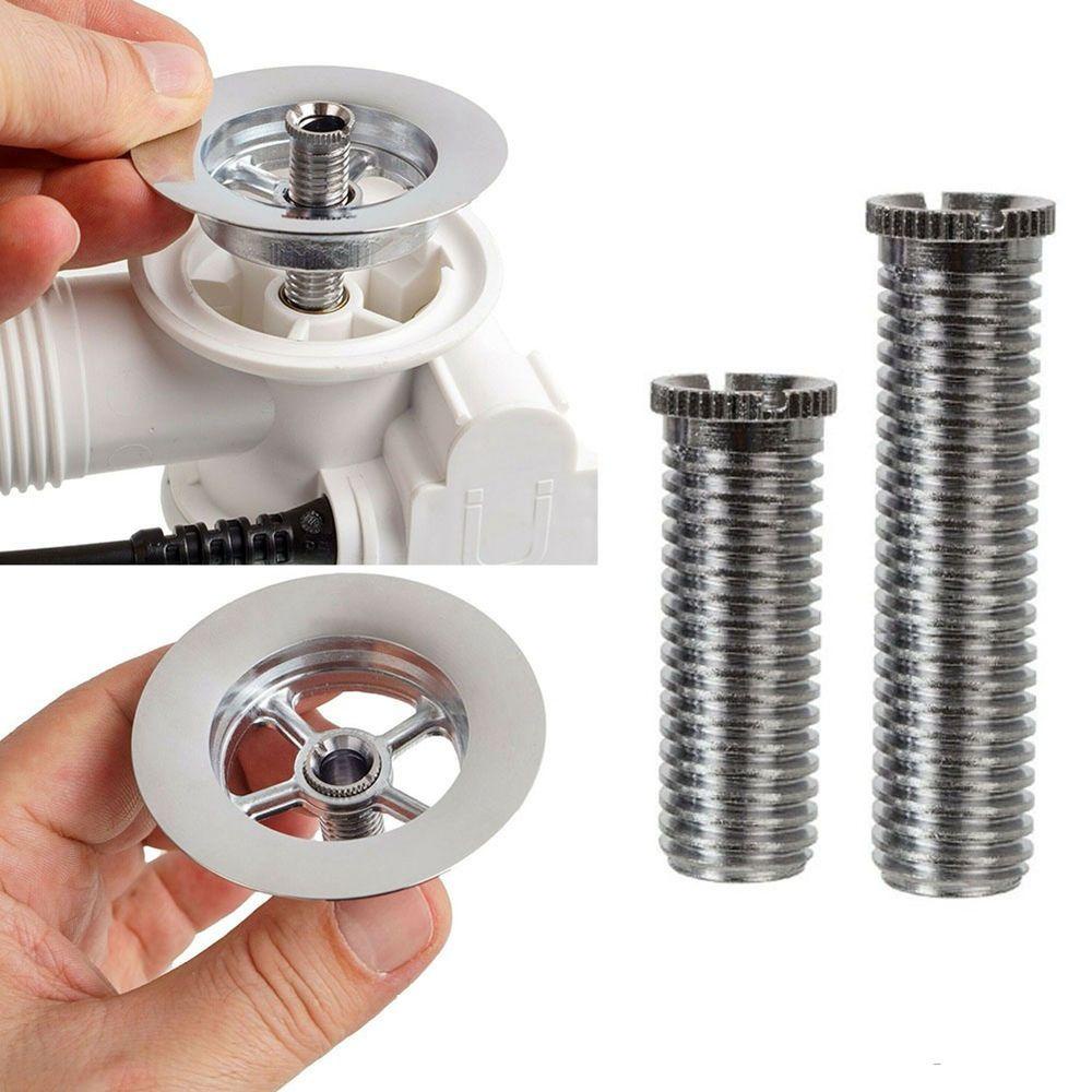 【 ELEGANT 】 Sekrup Wastafel Tahan Korosi Mudah Dipasang Downspout Connecting Rod Drainer Aksesoris Perpanjang Filter Screw Drain Thread