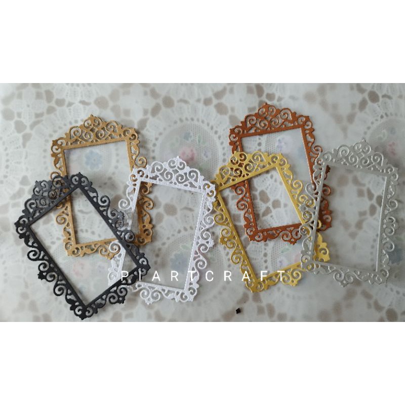 

Frame square 1 (6 pcs) - dies cut / cut dies DIY Scrapbook /Journal vintage /album / frame foto