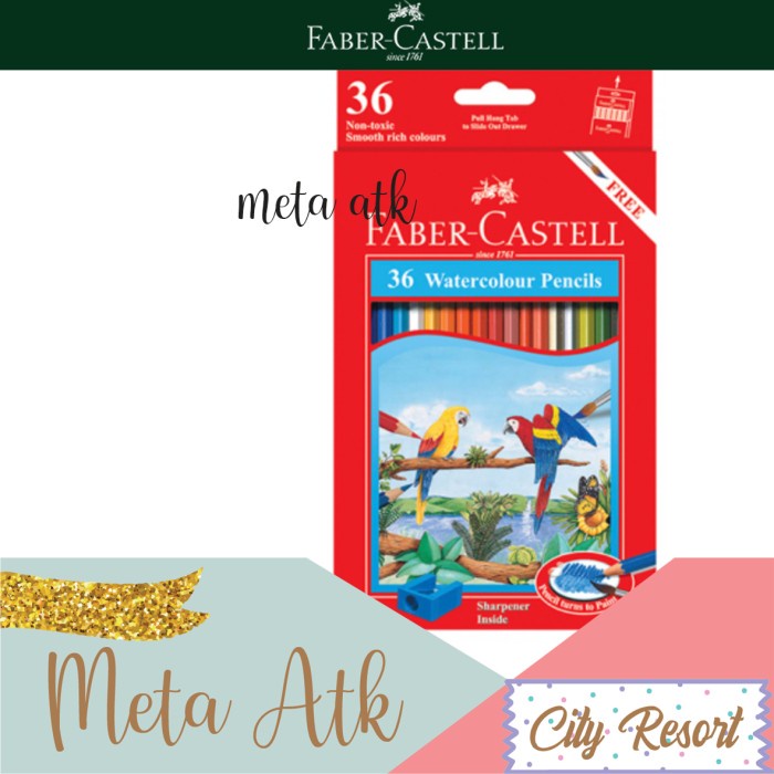 

Trendi Pensil Warna Watercolor 36 Warna Faber Castell Limited