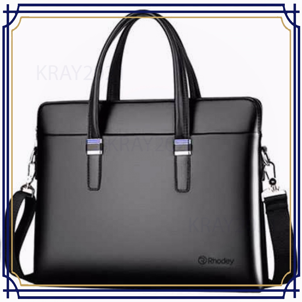 Tas Selempang Pria Premium Kulit Leather Bag Briefcase TS543