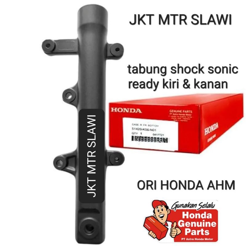 51520-k56-N00 tabung shock depan sonic 150 r led harga sebelah asli honda