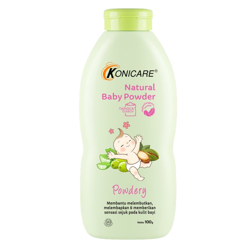 Konicare Natural Baby Powder Powdery 100gr