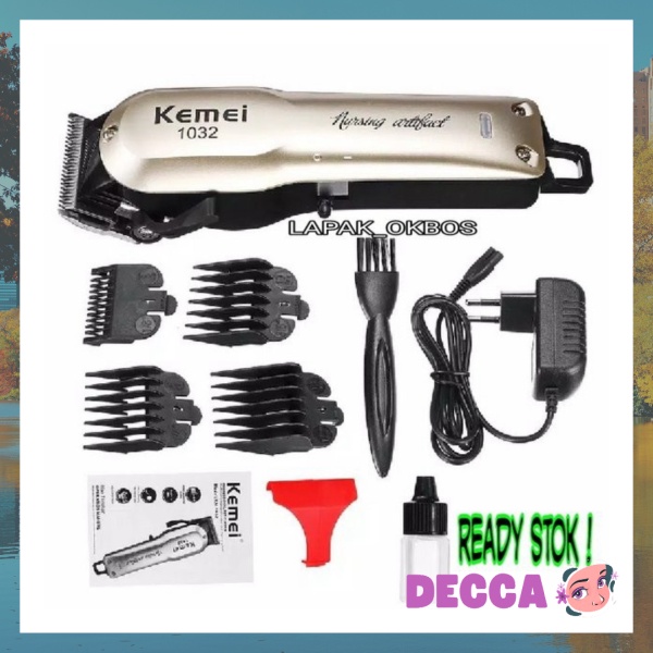 [HOTQUALITY] MESIN CUKUR KEMEI PROFESIONAL ORIGINAL CORDLESS LITHIUM TANPA KABEL