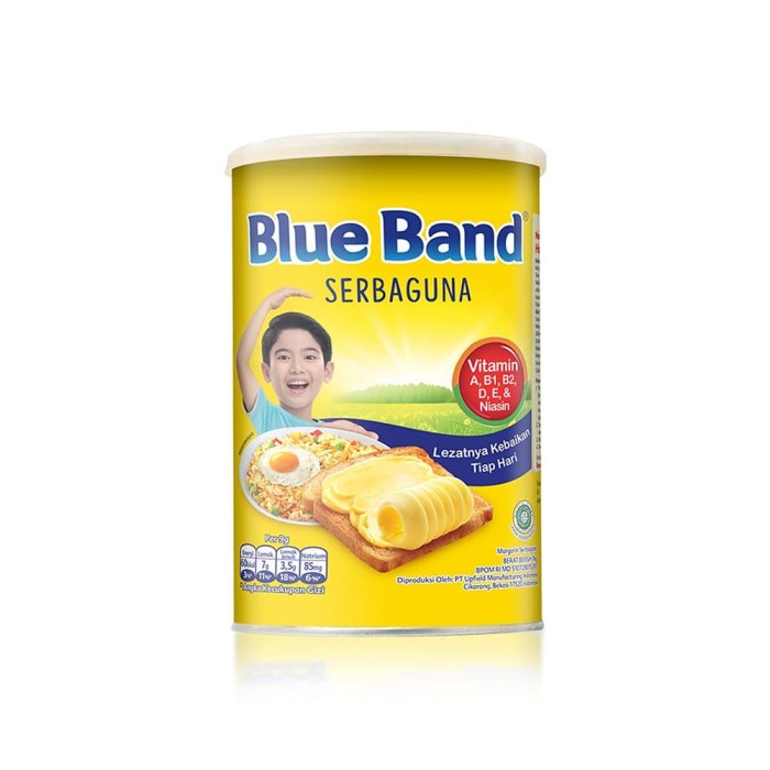 

butter-mentega- blue band serbaguna margarine tin 1kg free centong nasi -mentega-butter.