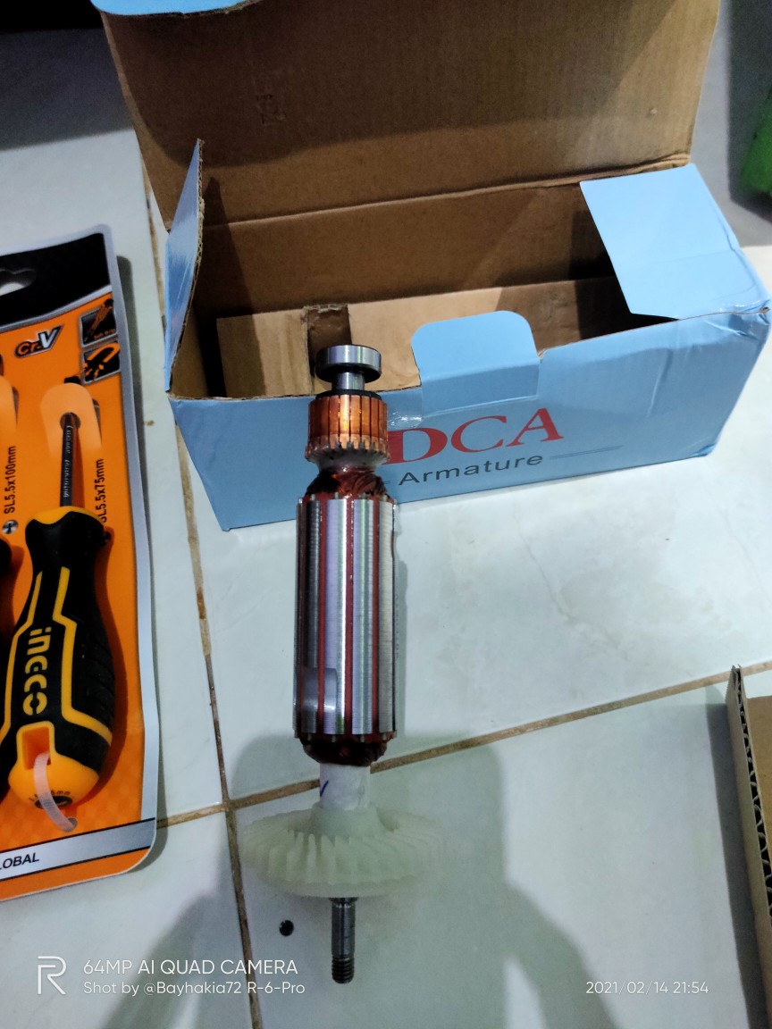 Armature / Angker / Angkur / Rotor Dca Untuk Mesin Gerinda Bosch Gws 7-100