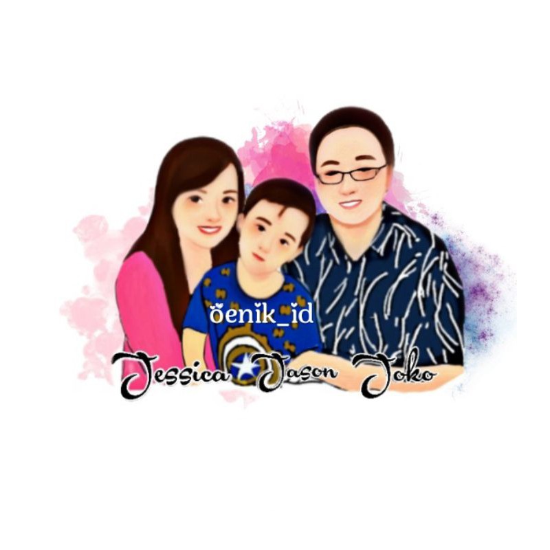 

Custom Ilustrasi 3 Orang Kado Graduation/Anniversary/Birthday