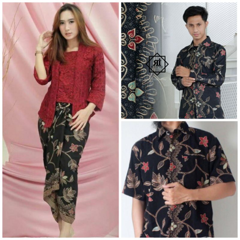 COUPLE KEBAYA MODERN COUPLE KEBAYA KUTUBARU BRUKAT COUPLE KEMEJA BATIK