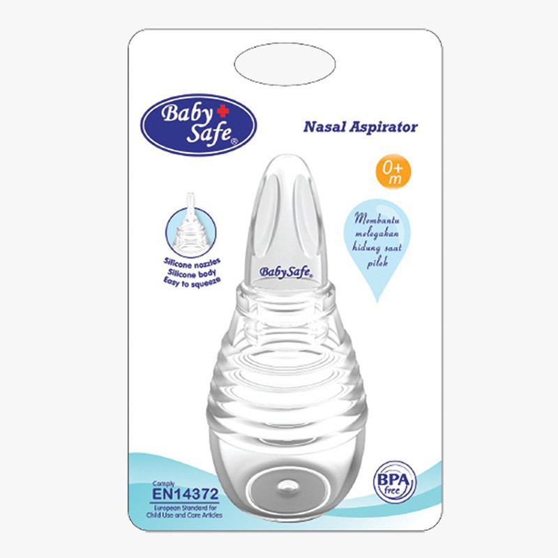 Baby Safe Silicone Aspirator Nasal NAS01 / Baby Safe Alat Penyedot Ingus Bayi