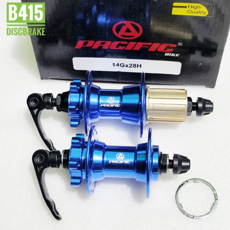 Hub Pacific B415 28 Hole  Jangkrik - Hub 28 hole - Hub pacific lubang 28 hole - hub lubang 28h - 28 