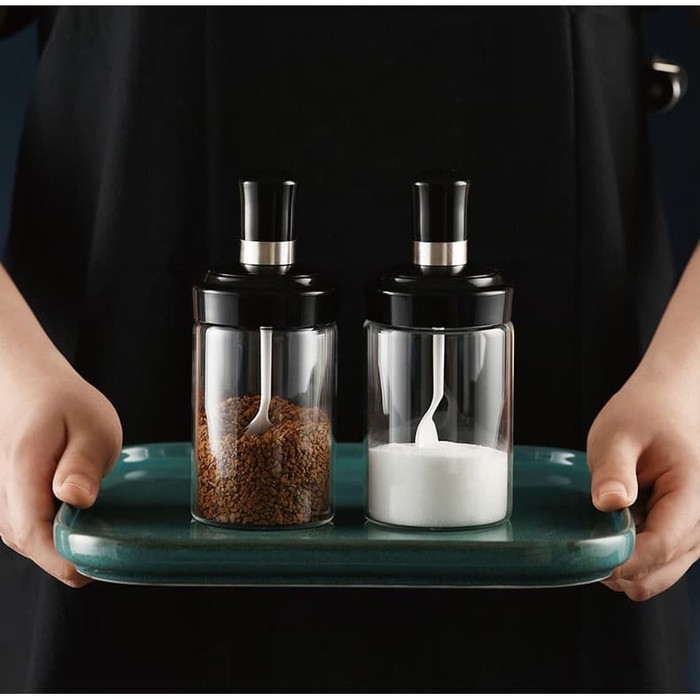 toples bumbu Tempat bumbu Botol Bumbu Unik sendok nempel