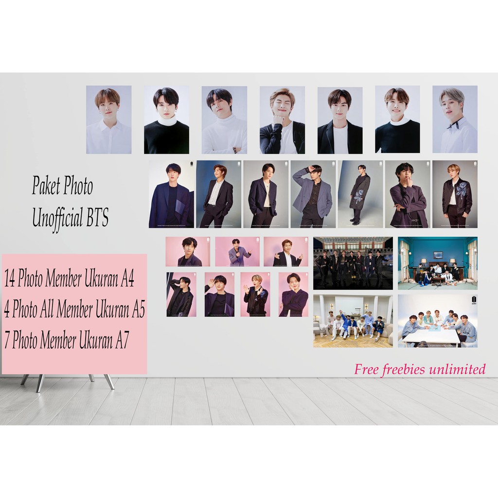Photo Set BTS |  Poster BTS | Hiasan Dinding BTS