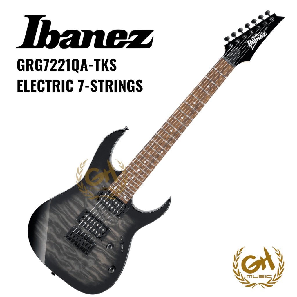 IBANEZ GRG7221QA ELECTRIC GUITAR 7 STRINGS - GITAR ELEKTRIK 7 SENAR
